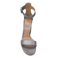 Load image into Gallery viewer, Gianvito Rossi Silver Metallic Ankle Strap Sandals
