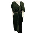 Load image into Gallery viewer, Roksanda Ilincic Green Silk Midi Cocktail Dress
