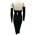Load image into Gallery viewer, Alice + Olivia Black Evia Fitted Spaghetti Strap Dress
