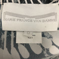 Load image into Gallery viewer, Marie France Van Damme Black / Silver Metallic Printed Silk Satin Jumpsuit
