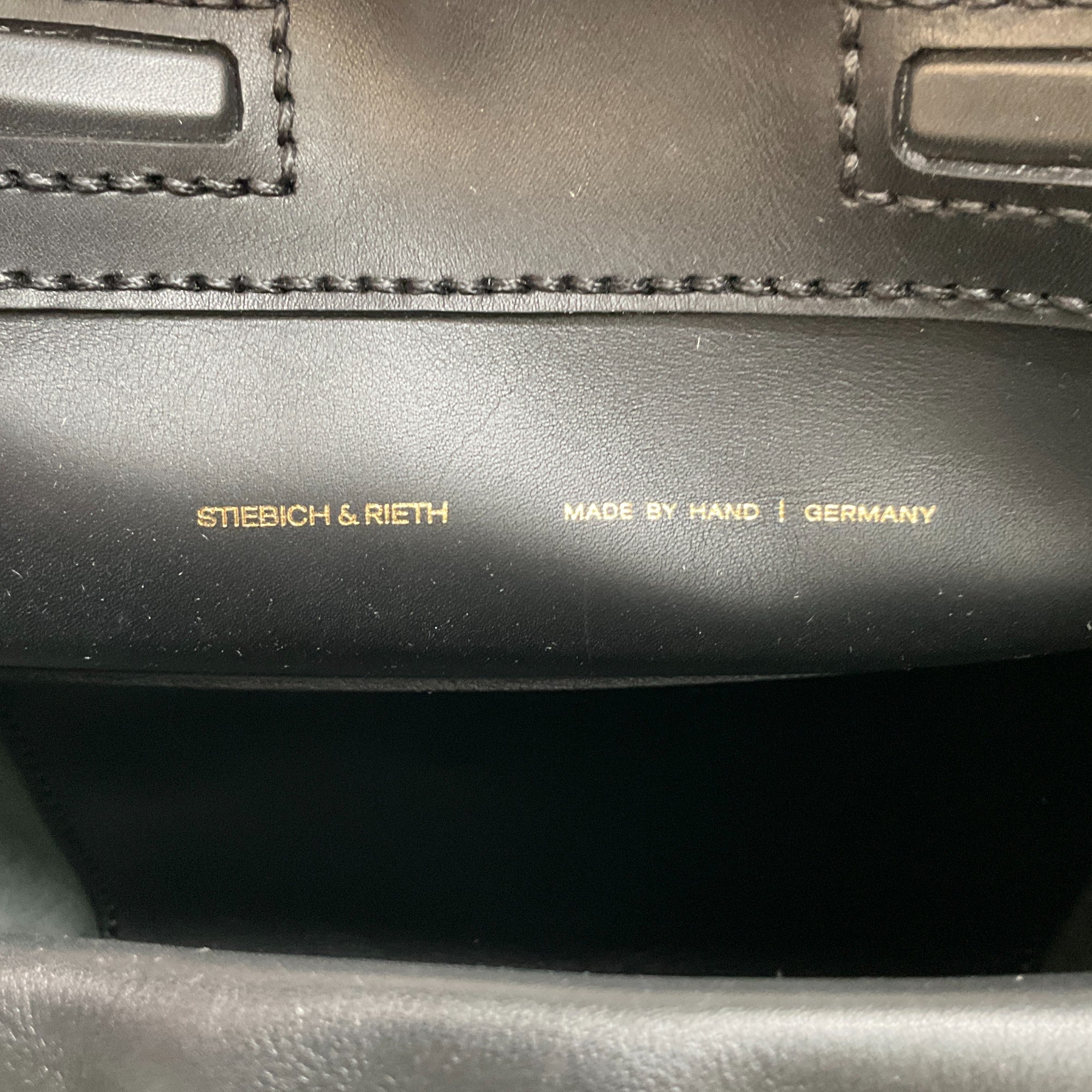 Stiebich & Rieth Black Leather Slouch No. 14 Hobo Bag