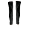 Load image into Gallery viewer, Identita Black Patent Leather High Heeled Tall Boots

