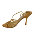 Load image into Gallery viewer, Jimmy Choo Gold Metallic Shimmer Sandals
