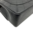 Load image into Gallery viewer, Chanel 2013 Black Caviar Leather Double Flap Shoulder Bag

