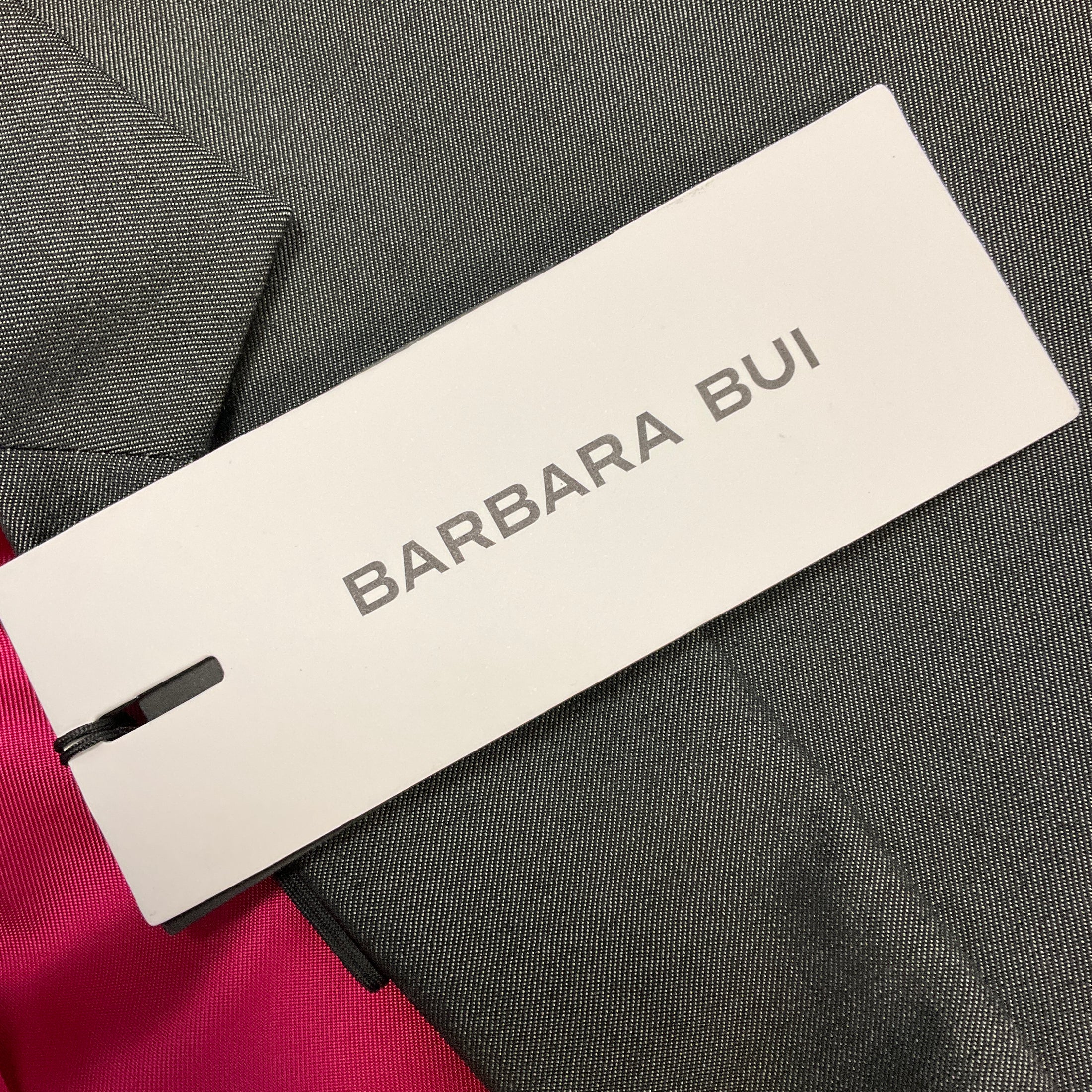 Barbara Bui Medium Grey Wool Suit Jacket and Trousers Suit Set