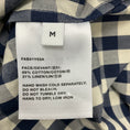 Load image into Gallery viewer, Lafayette 148 New York Navy Blue / White Gingham Check Button Front Midi Dress
