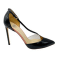 Load image into Gallery viewer, Francesco Russo Black Patent Leather and Lucite Pumps
