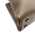 Load image into Gallery viewer, Brunello Cucinelli Brown Leather Tote with Monili Trim
