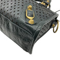 Load image into Gallery viewer, Balenciaga Grey Perforated Leather Mini City Bag
