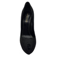 Load image into Gallery viewer, Sergio Rossi Black Embossed Leather Peep Toe Platform Pumps
