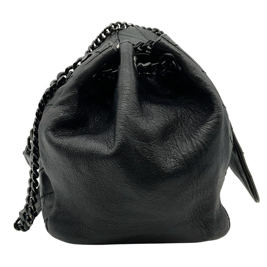 Saint Laurent Black Leather Nolita Medium Shoulder Bag