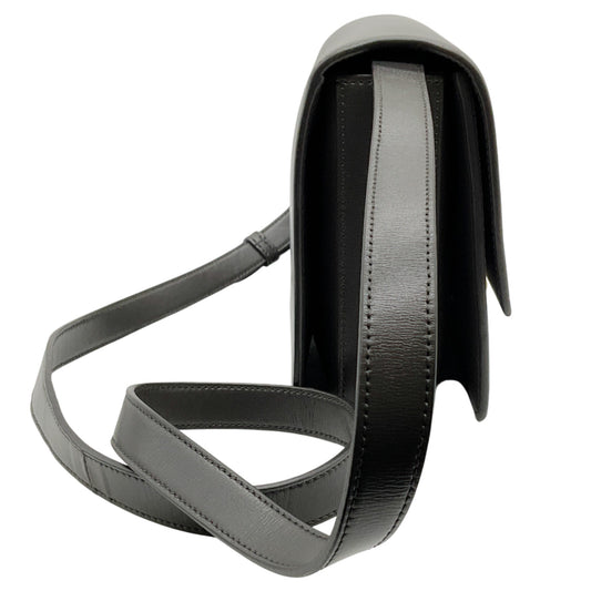 Saint Laurent Grey Leather / Suede Bellachasse Medium Shoulder Bag