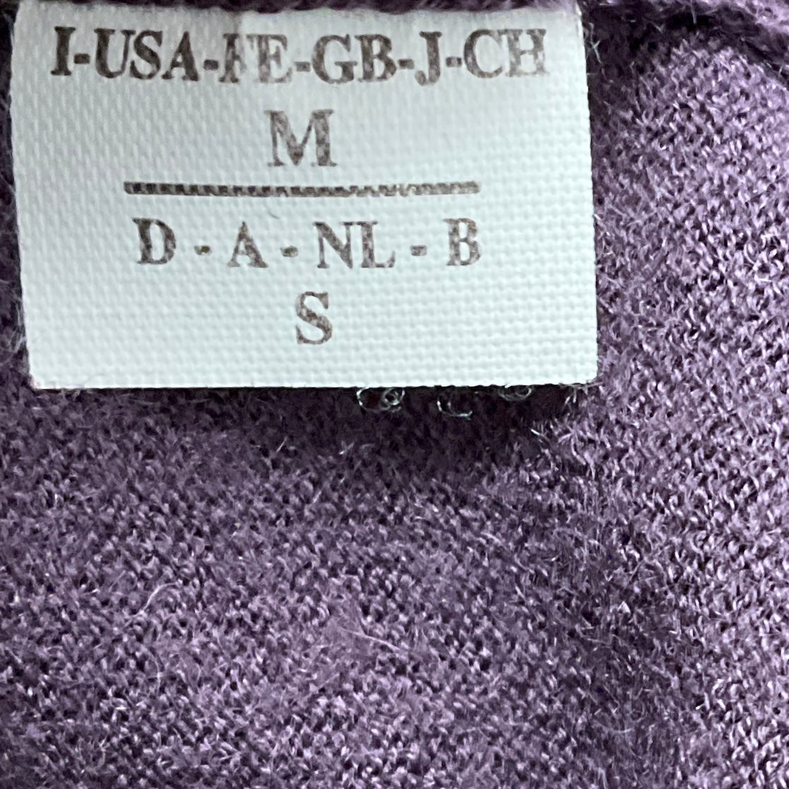Brunello Cucinelli Purple Fine Knit Cashmere Sweater