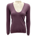 Load image into Gallery viewer, Brunello Cucinelli Purple Fine Knit Cashmere Sweater
