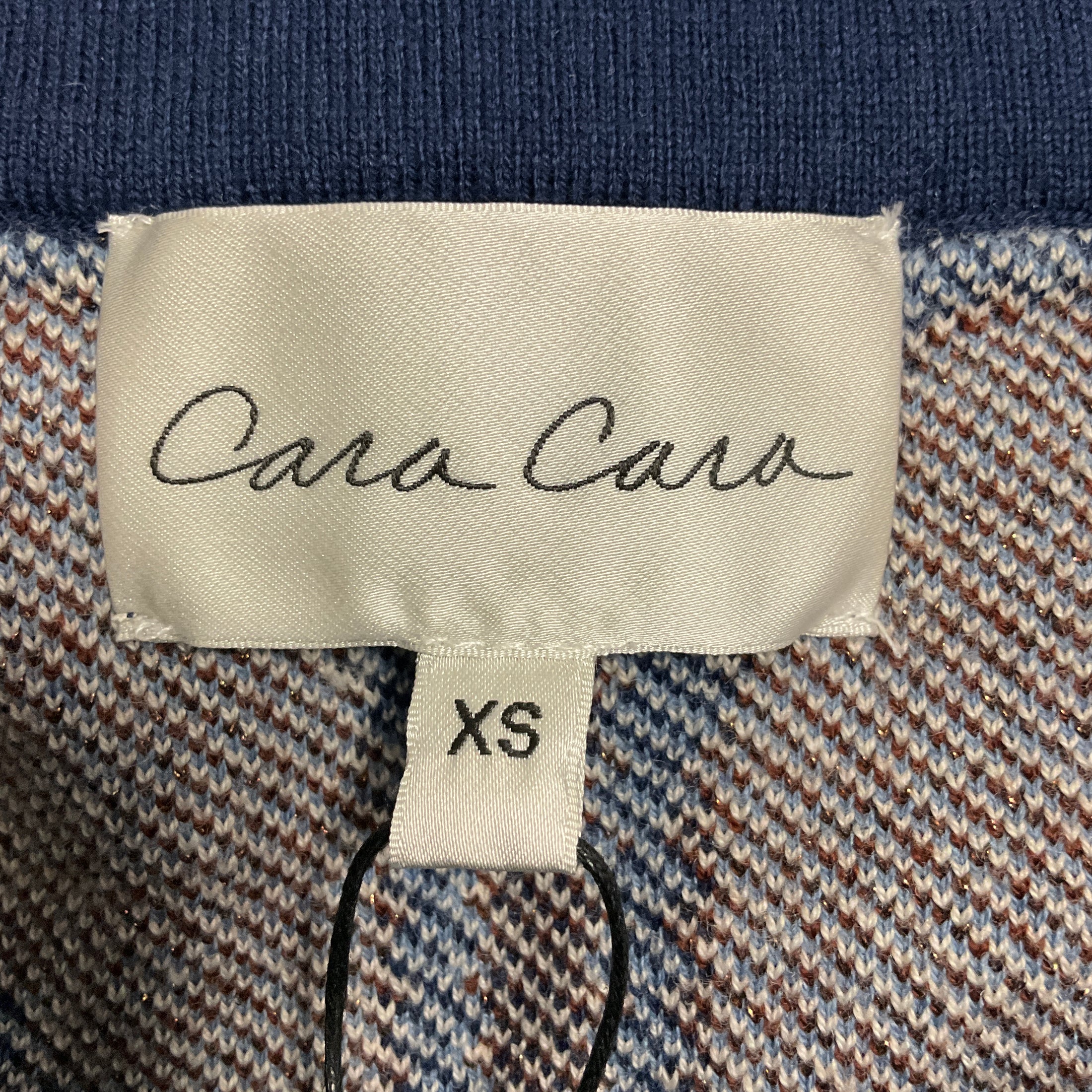 Cara Cara Fontaine Navy Knit Livi Jacket and Clara Skirt