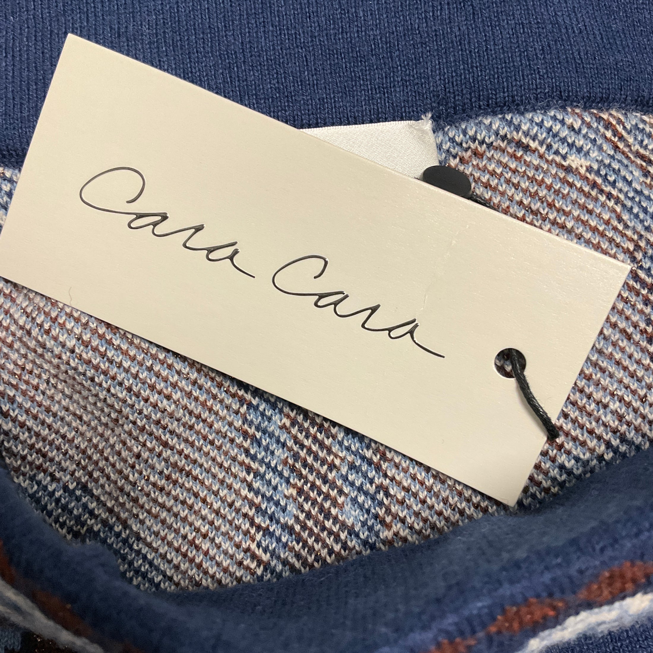 Cara Cara Fontaine Navy Knit Livi Jacket and Clara Skirt
