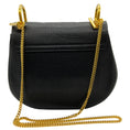 Load image into Gallery viewer, Chloe Black Leather Drew Small Saddle Bag
