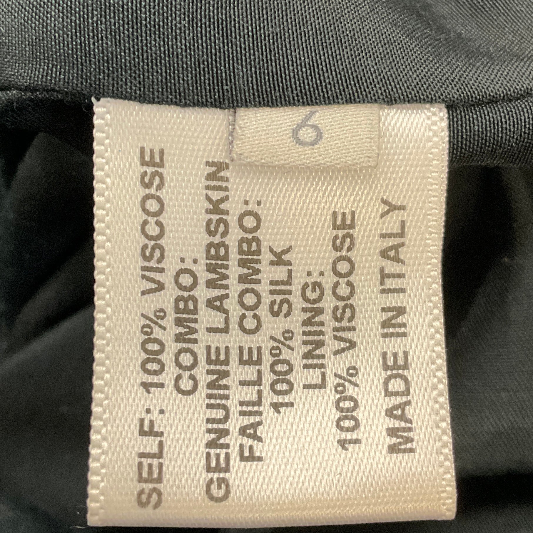 Proenza Schouler Black / White / Blue Lambskin Faille Sleeveless Dress