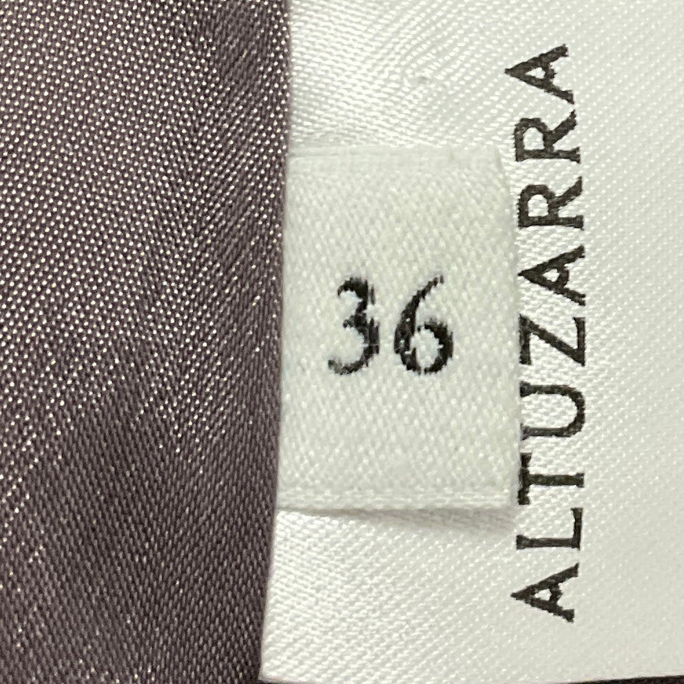 Altuzarra Taupe Crinkled Double Breasted Blazer Jacket