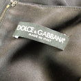 Load image into Gallery viewer, Dolce & Gabbana Black / White Polka Dot Print Long Sleeved Crepe Midi Dress

