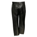 Load image into Gallery viewer, Courreges Black Crinkled Faux Patent Leather Pants
