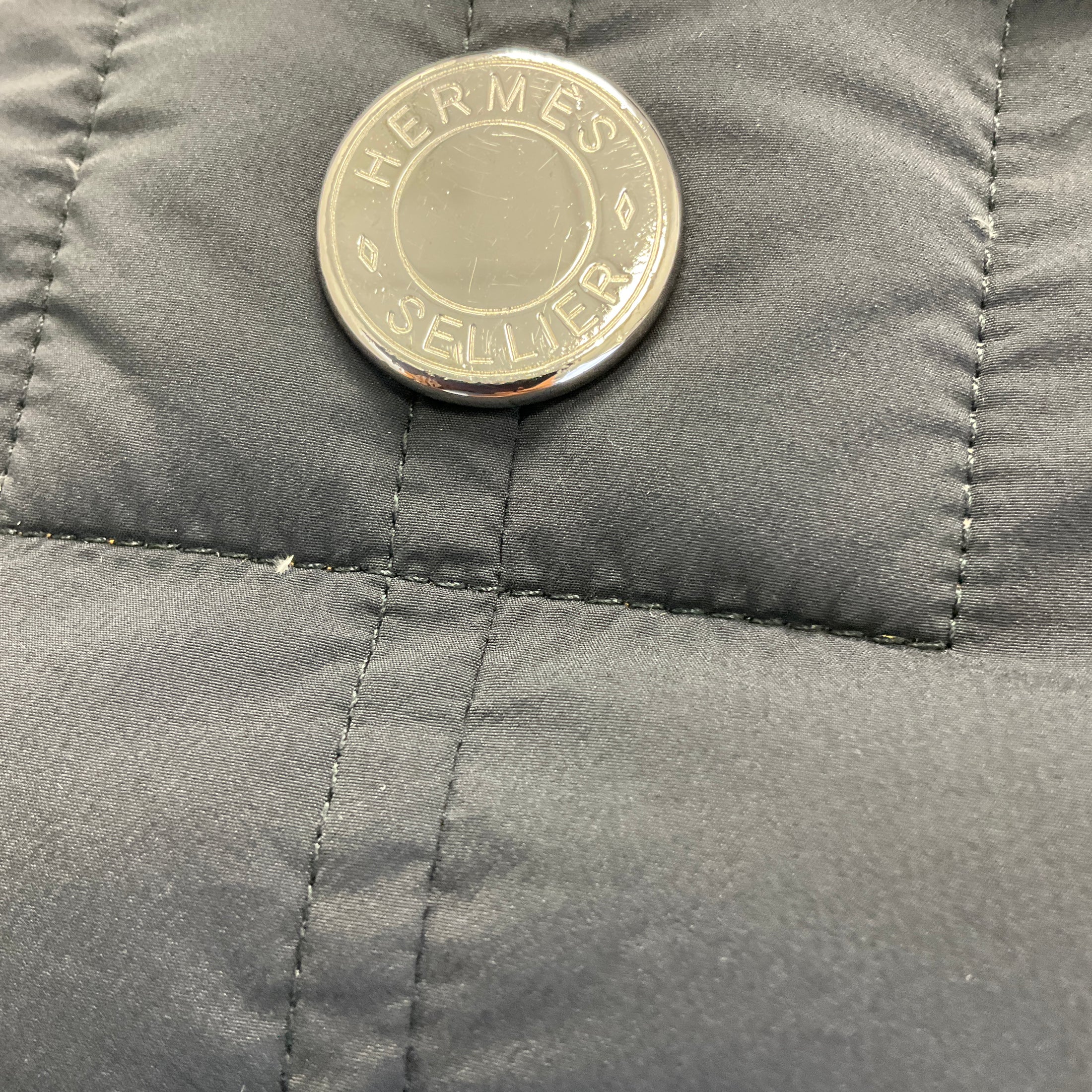 Hermes Black Piumino Extra Light Puffer Jacket