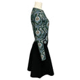 Load image into Gallery viewer, Etro Black / Blue / Green Multi Paisley Patterned Long Sleeved Knit Midi Dress
