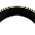 Load image into Gallery viewer, Hermes Blue Belt Motif Enamel Gold Plated Wide Bangle Bracelet
