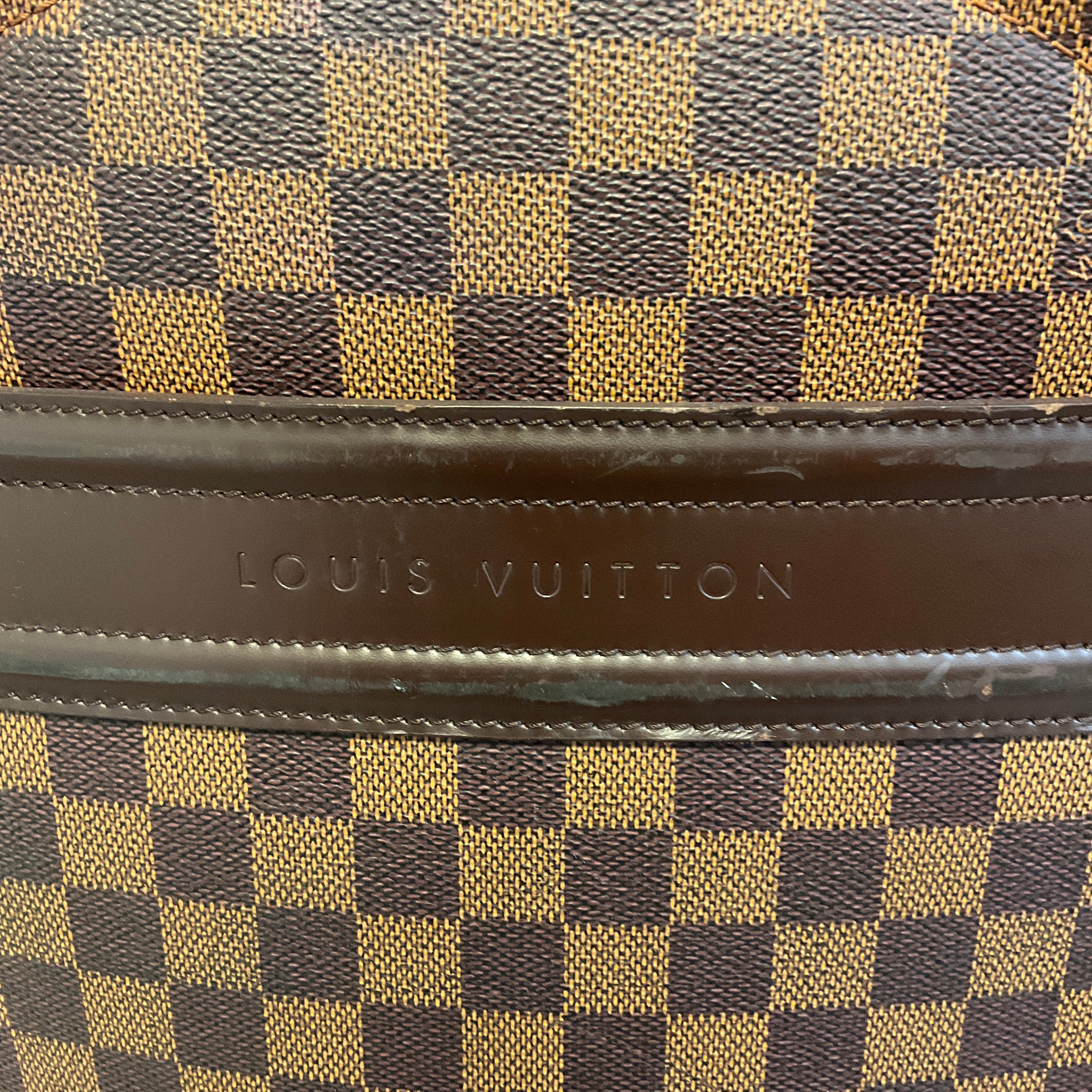 Louis Vuitton Brown Pegase 55 Damier Ebene Travel Rolling Suitcase