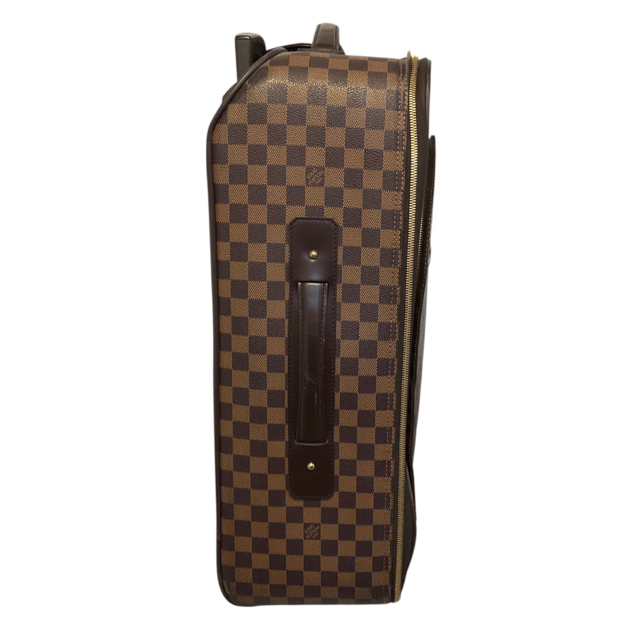 Louis Vuitton Brown Pegase 55 Damier Ebene Travel Rolling Suitcase