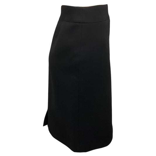 Chanel Black 2008 Wool Pencil Skirt