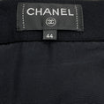 Load image into Gallery viewer, Chanel Black Silk Double Zipper Skirt
