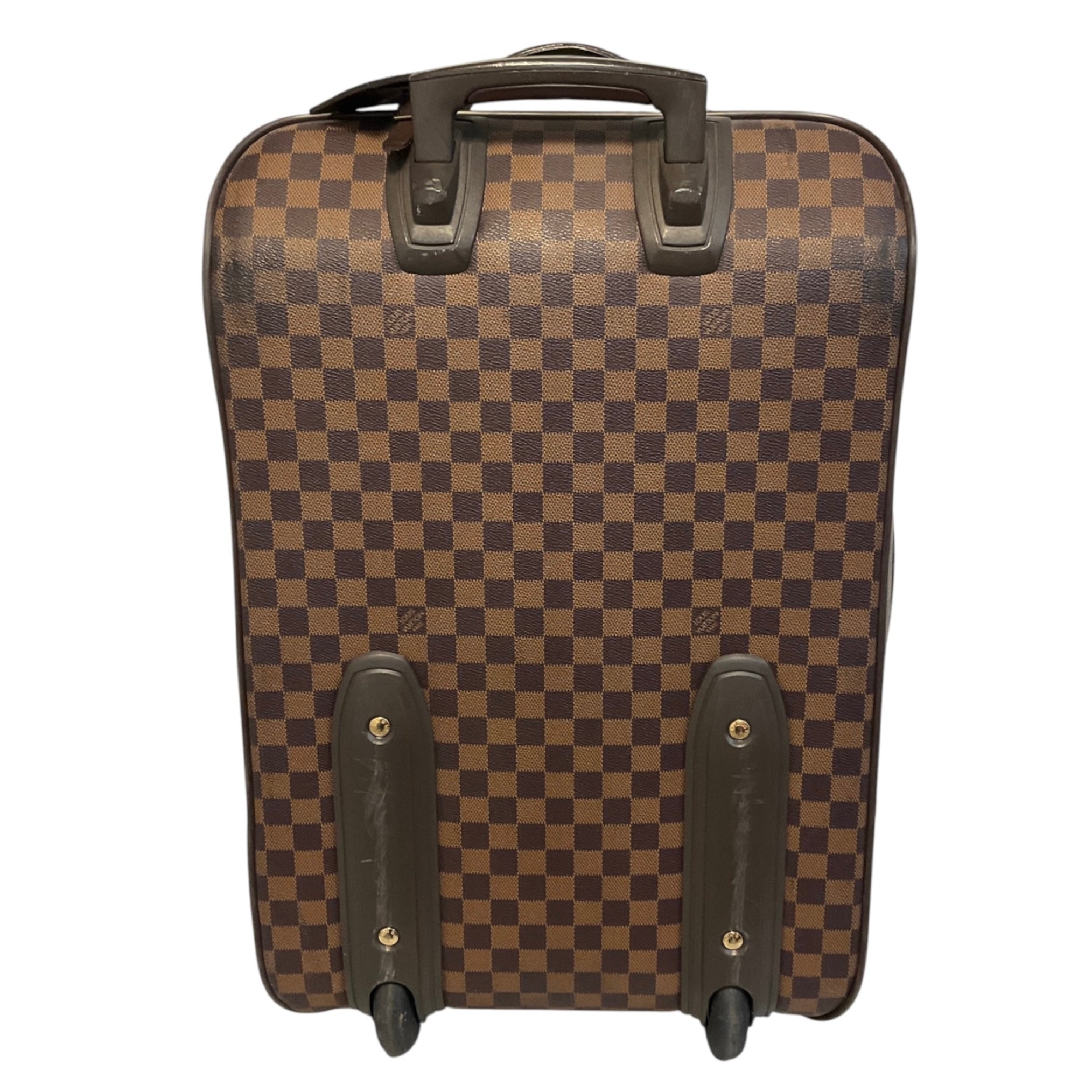 Louis Vuitton Brown Pegase 55 Damier Ebene Travel Rolling Suitcase