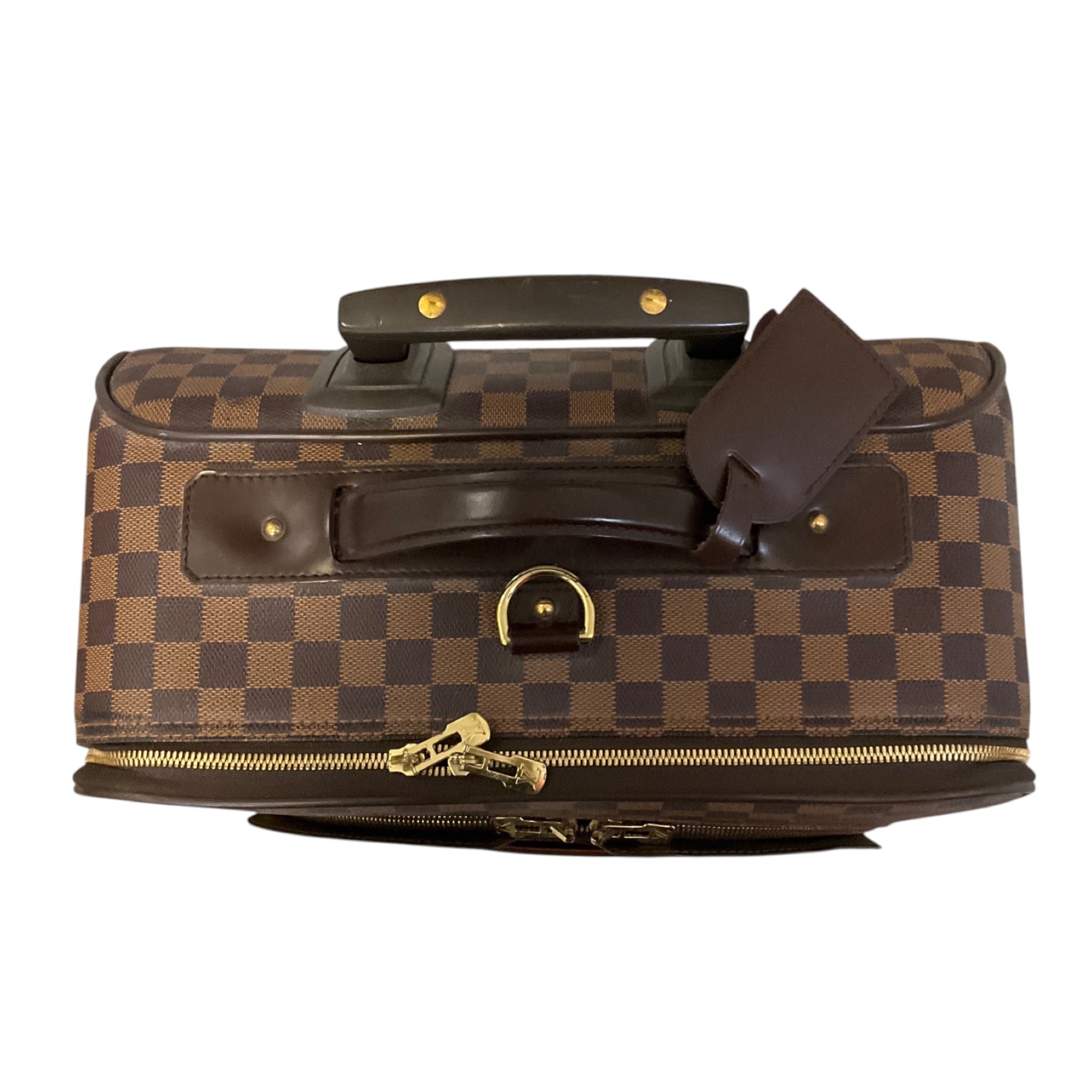 Louis Vuitton Brown Pegase 55 Damier Ebene Travel Rolling Suitcase