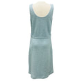 Load image into Gallery viewer, St. John Light Blue / Silver Metallic Knit Jacket and Dress Suit Set
