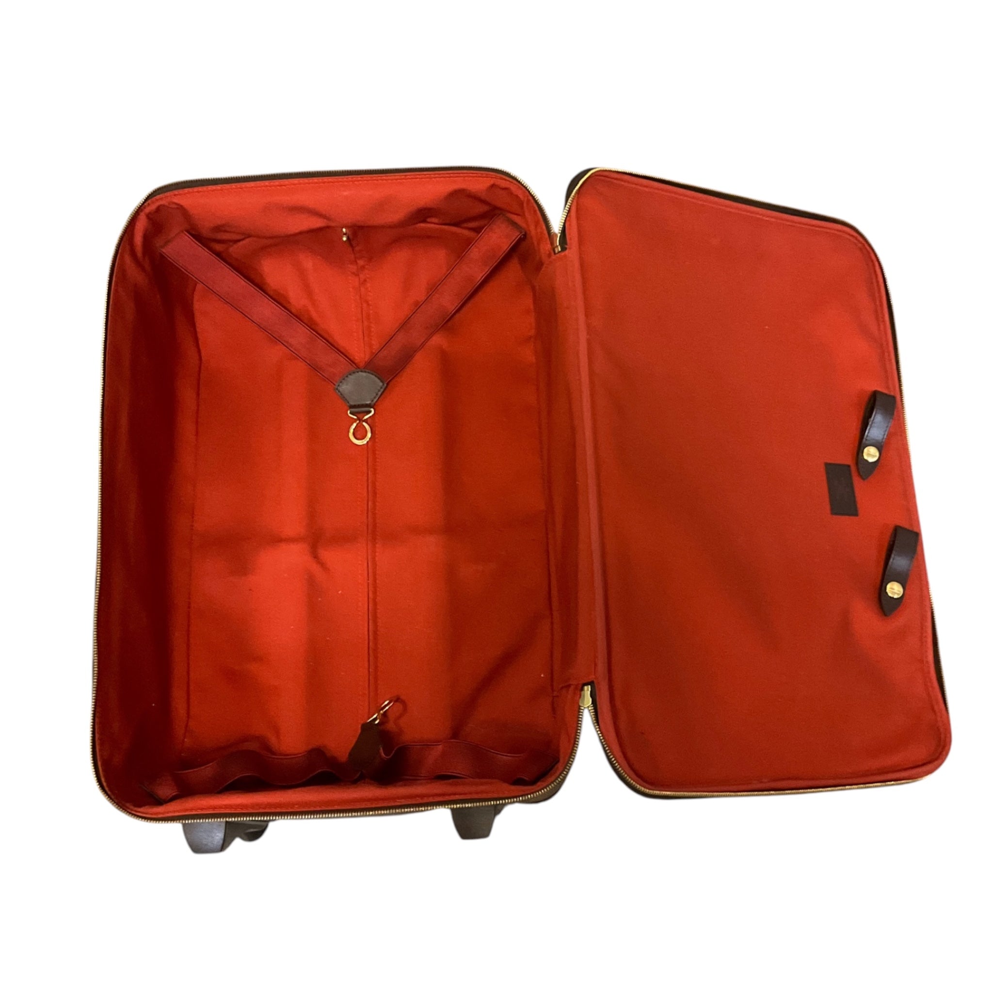 Louis Vuitton Brown Pegase 55 Damier Ebene Travel Rolling Suitcase