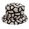 Load image into Gallery viewer, Philip Traecy Ivory / Black Abstract Print Wool Hat
