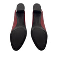 Load image into Gallery viewer, Salvatore Ferragamo Red / Gold Buckle Leather Loafer Pumps
