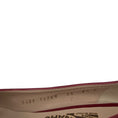 Load image into Gallery viewer, Salvatore Ferragamo Red / Gold Buckle Leather Loafer Pumps
