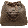 Load image into Gallery viewer, Chanel Brown Distressed Glazed Caviar Shoulder Bag

