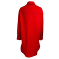 Load image into Gallery viewer, Stella McCartney Red Button Front Mid-Length Wool Coat
