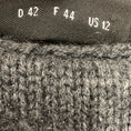 Load image into Gallery viewer, Akris Charcoal Grey Geometric Knit Long Sweater
