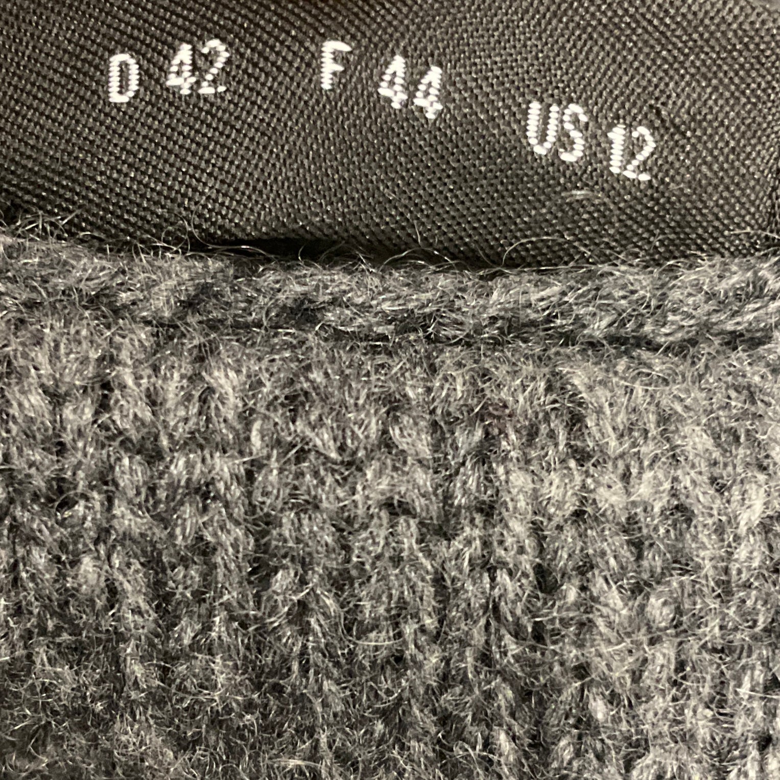 Akris Charcoal Grey Geometric Knit Long Sweater