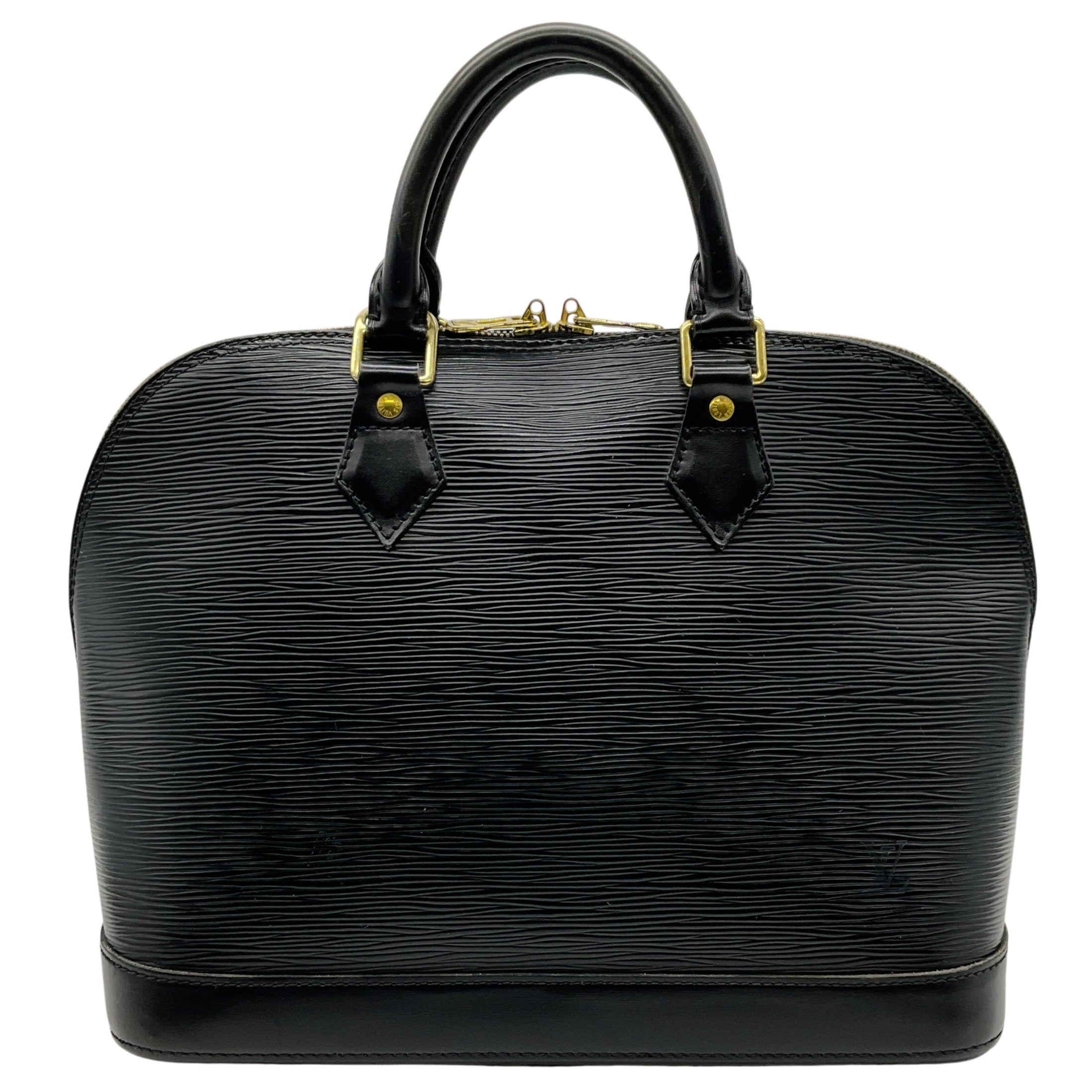 Louis Vuitton 2005 Black Epi Leather Alma PM

