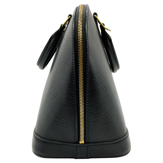Louis Vuitton 2005 Black Epi Leather Alma PM