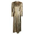 Load image into Gallery viewer, Saloni Gold Jena Sequin Embellished Midi Cocktail Dress
