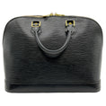 Load image into Gallery viewer, Louis Vuitton 2005 Black Epi Leather Alma PM
