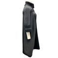 Load image into Gallery viewer, Akris Charcoal Grey Geometric Knit Long Sweater
