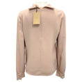 Load image into Gallery viewer, No. 21 Blush Crystal Embellished Crepe Blouse
