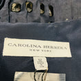 Load image into Gallery viewer, Carolina Herrera Dark Navy Embroidered Top
